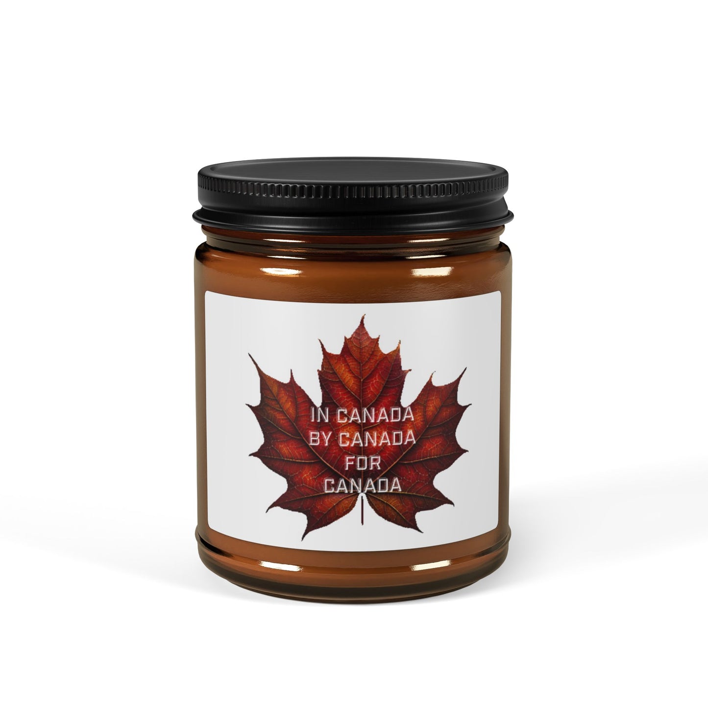 SC-In Canada -Scented Soy Candle (Multi-Size, Amber Jar)