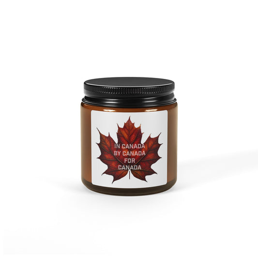 SC-In Canada -Scented Soy Candle (Multi-Size, Amber Jar)